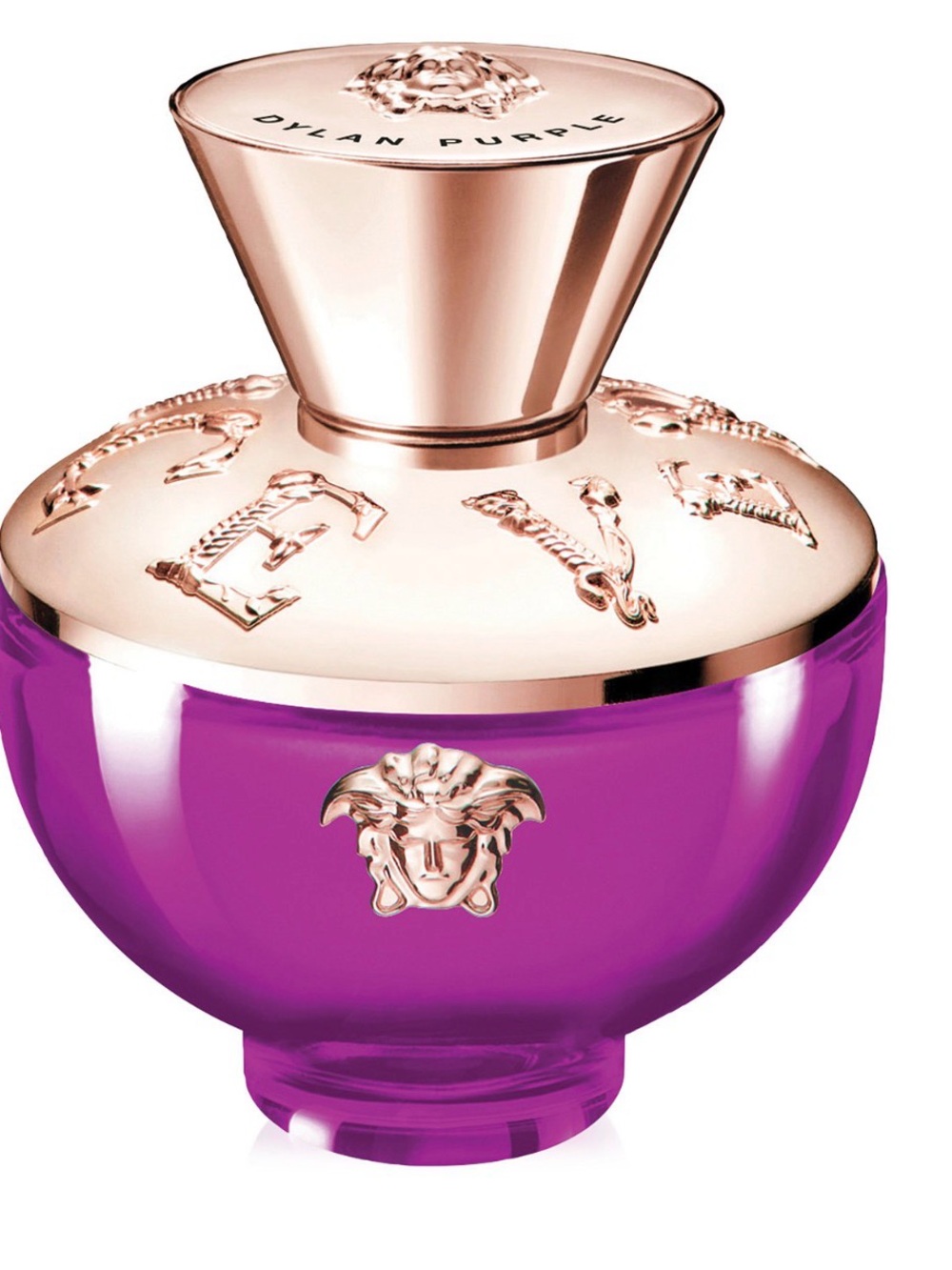 EMPTY BOTTLE Versace Dylan Purple Perfume Bottle - Purple & Gold-Tone